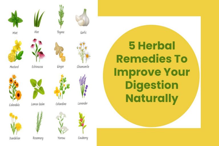 5 Herbal Remedies To Improve Your Digestion Naturally