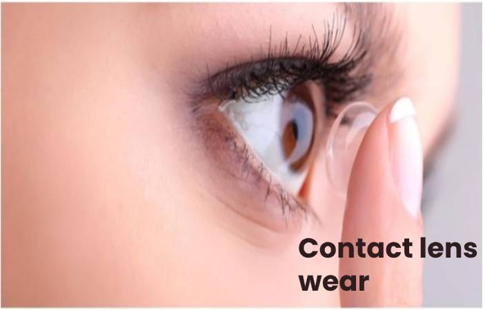 Contact lens wear